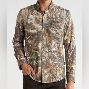 Von Dutch Camo Long Sleeve Shirt size M